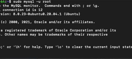 Menambahkan user mysql