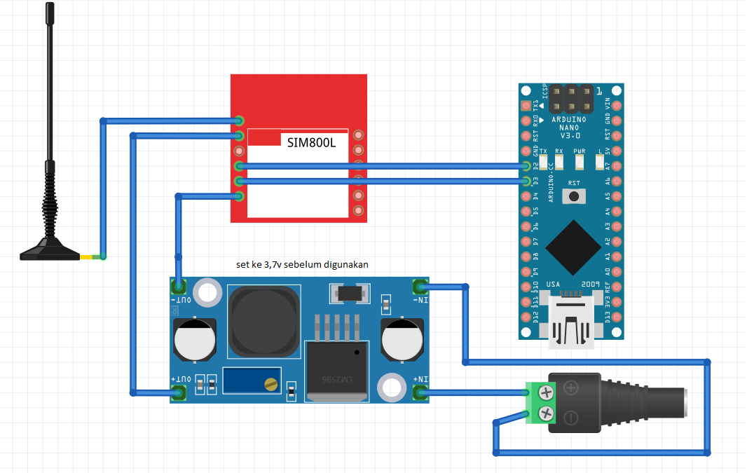 Cara Menggunakan SIM800L di Arduino Nano