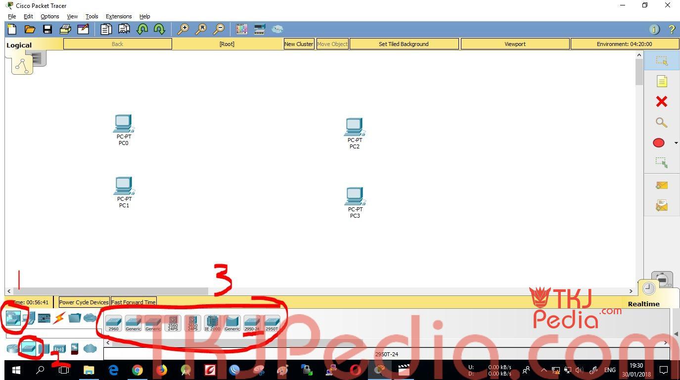 Switch di Packet Tracer
