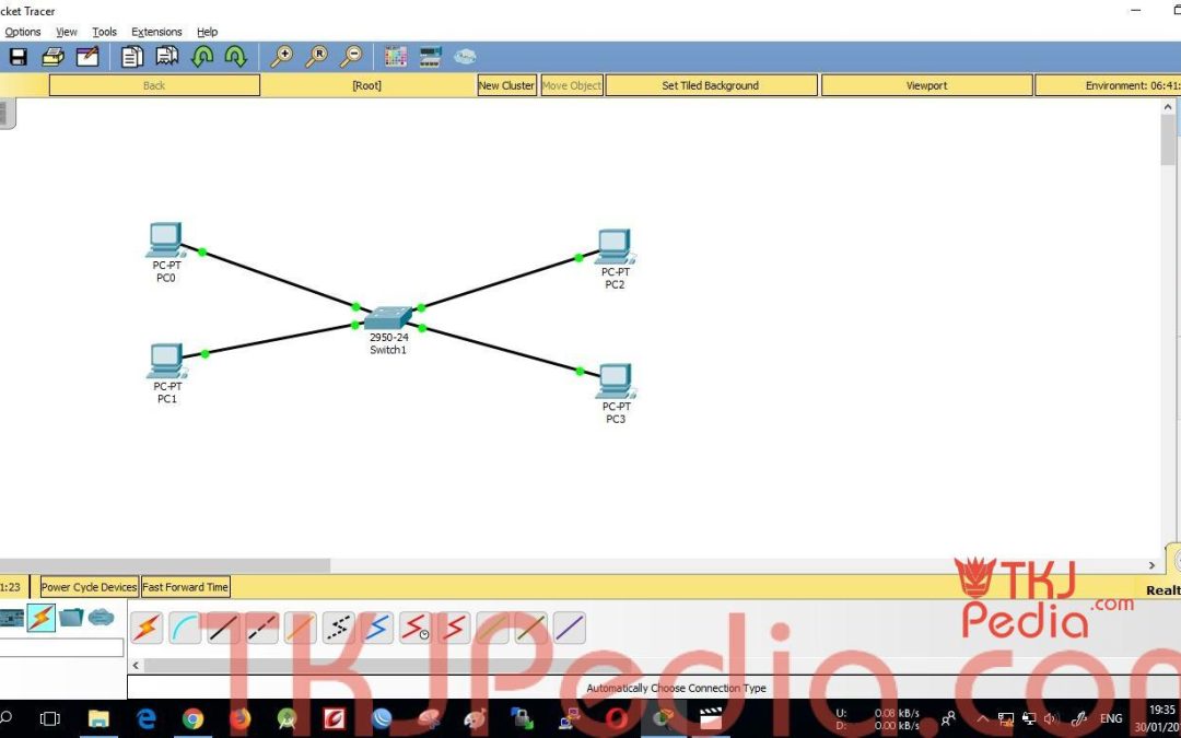 Cara Menghubungkan 2 PC atau lebih di Cisco Packet Tracer Menggunakan Switch