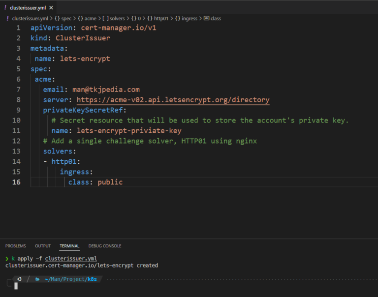 HTTPS Ingress Kubernetes Dengan Cert-manager Dan Let's Encrypt | TKJPedia